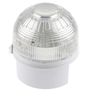 Klaxon Sonos Series Clear Beacon 6V DC Synchronised Flash Base LED Bulb IP65 PSB-0045