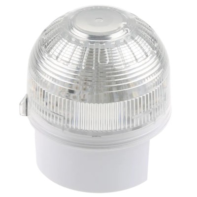 Klaxon Sonos Series Clear Beacon 6V DC Synchronised Flash Base LED Bulb IP65 PSB-0045