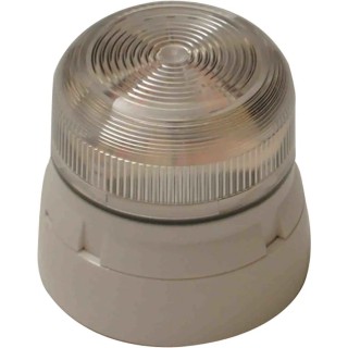 Klaxon Clear Beacon 24V DC Flashing Surface Mount Xenon Bulb IP65 TKA-0126