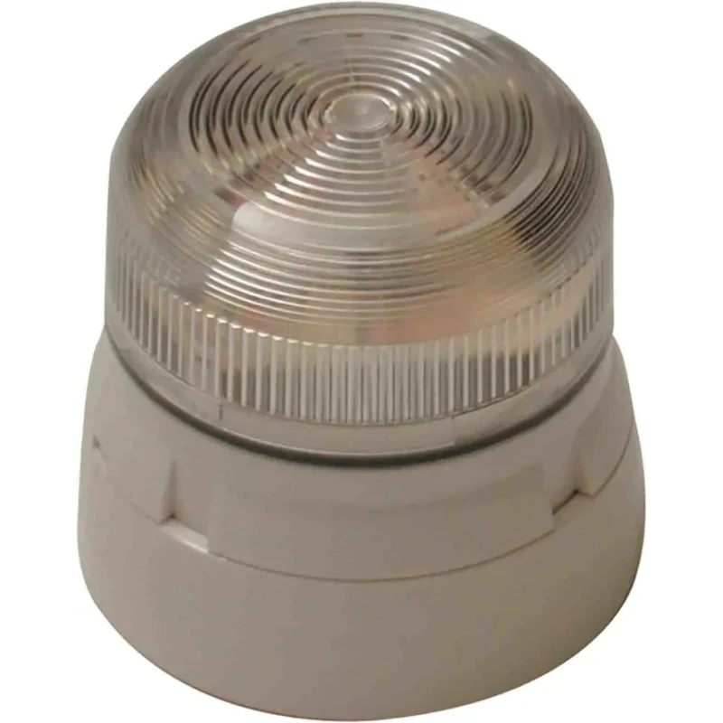 Klaxon Clear Beacon 24V DC Flashing Surface Mount Xenon Bulb IP65 TKA-0126