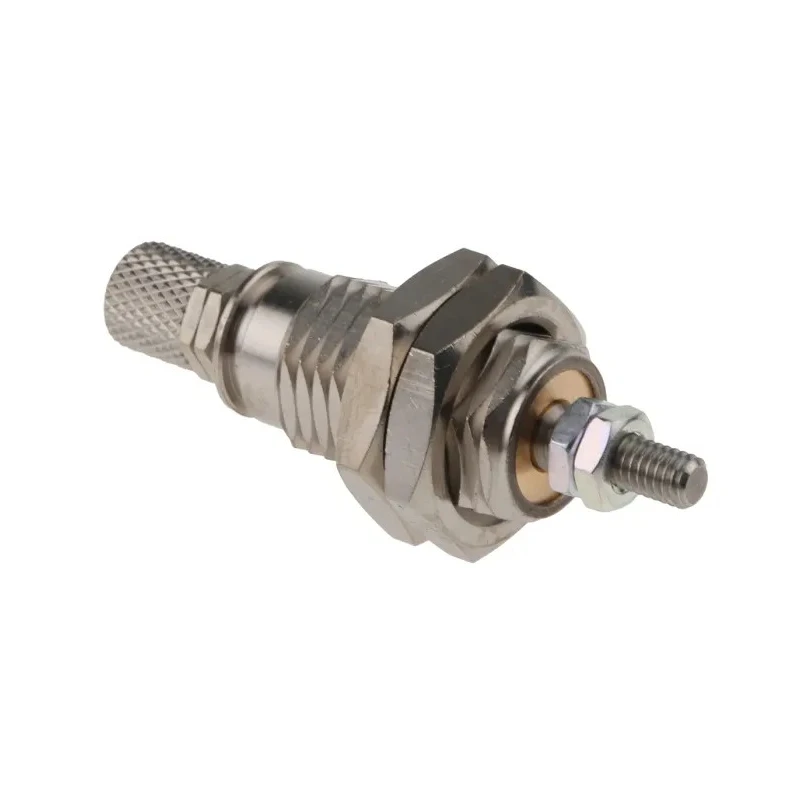 SMC 10 mm Pneumatic Piston Rod Cylinder Single Acting Panel Mount Brass Body CJPB10-10H6Z