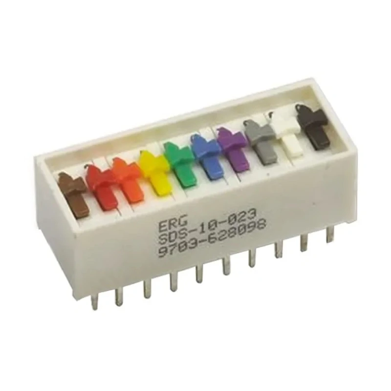 ERG Slide Rotary Coded DIP Switch Through Hole SDS 10 014