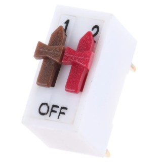 ERG Slide Rotary Coded DIP Switch Through Hole SDS 02 014 STD