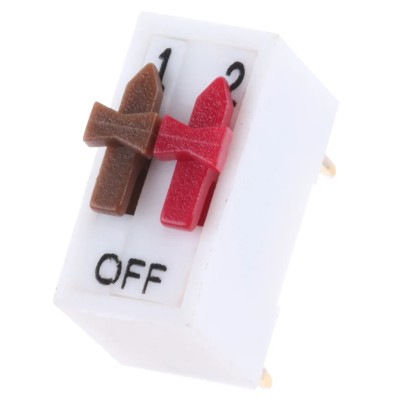 ERG Slide Rotary Coded DIP Switch Through Hole SDS 02 014 STD