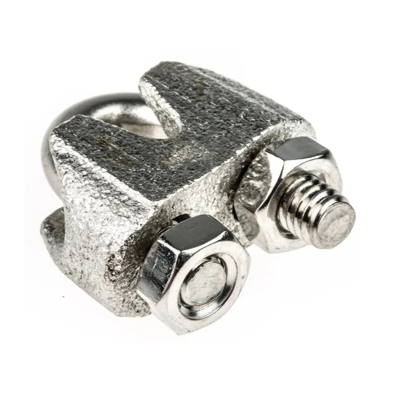 RS PRO Stainless Steel Wire Rope Clamp 3 mm Diameter Galvanised DIN 741 183-5891