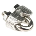 RS PRO Stainless Steel Wire Rope Clamp 3 mm Diameter Galvanised DIN 741 183-5891