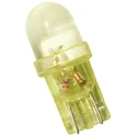JKL Components Yellow Indicator Lamp 12V DC 10mm Diameter Wedge Base LE-0503-03Y