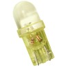 JKL Components Yellow Indicator Lamp 12V DC 10mm Diameter Wedge Base LE-0503-03Y
