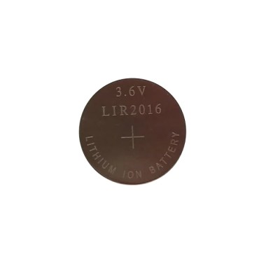 RS PRO 3.7 V 16mAh Lithium-Ion Rechargeable Button Battery LIR2016 Model 183-4289