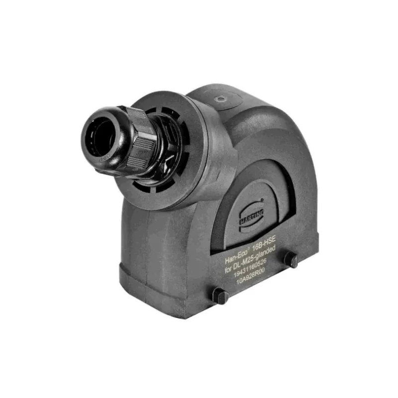 HARTING Han-Eco B Range Heavy Duty Power Connector Hood 16B Size, M25 Thread, Double Lever Lock, Fibreglass 19431160526