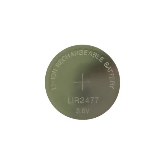 RS PRO 3.6 V Lithium-ion Button Rechargeable Battery 24mm Diameter 200mAh LIR2477 Model 183-4296
