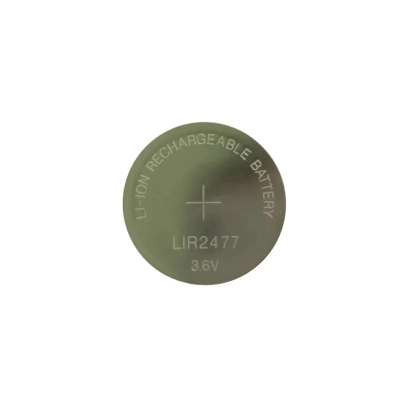 RS PRO 3.6 V Lithium-ion Button Rechargeable Battery 24mm Diameter 200mAh LIR2477 Model 183-4296