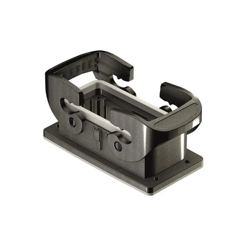 HARTING Han-Eco B Range Heavy Duty Power Connector Housing 16B Size, Double Lever, Bulkhead Mount, IP66 19432160320