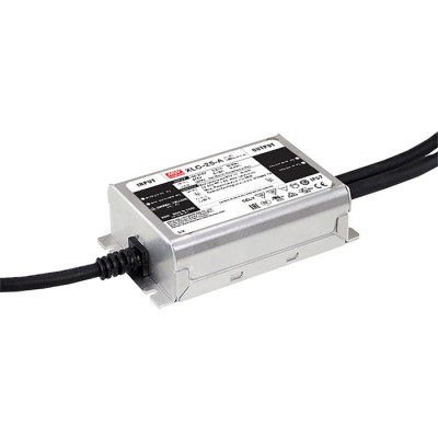 MEAN WELL  IP67 1 Output AC-DC LED Driver 22-54 V 25 W 290 mA Constant Current Dimming 1-10 V