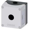Siemens Grey Metal SIRIUS ACT 3SU18 Push Button Enclosure 22 mm Diameter 3SU1851-1AA00-1AA1