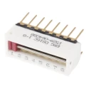 ERG Slide Rotary Coded DIP Switch Through Hole Mount, Slide Actuator, 2A 240Vac Contact Rating DS16C 01 08 STD