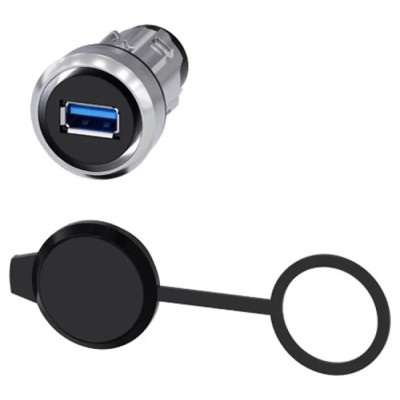 Siemens SIRIUS ACT 3SU19 Series Silver Latching Push Button Head 22 mm Cutout IP65 3SU1950-0GA80-0AA0
