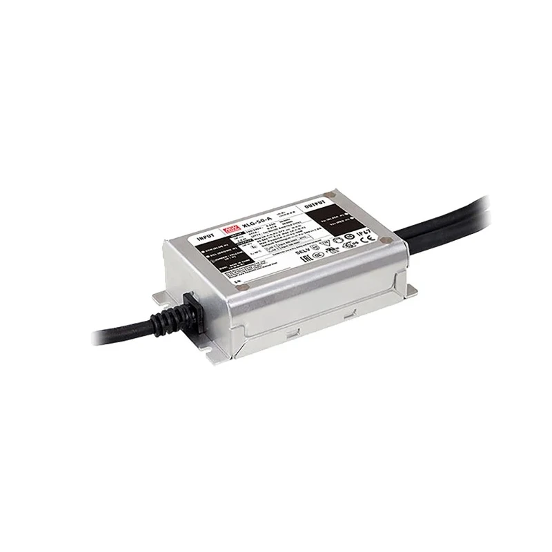 MEAN WELL 50W IP67 Enclosed AC/DC to DC Constant Current LED Driver, 22V-54V, 570mA, 1/10 V Dimming 