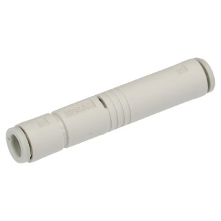 SMC Vacuum Generator for use with FEP, PFA, Polyurethane, Nylon, Soft Nylon, 0.7 mm Nozzle, 11 L/min Suction Flow ZU07SA