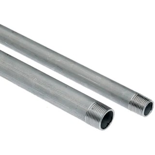RS PRO Stainless Steel Pipe Schedule 40 150lb Class, 3/8 in Connection Size, 2 m Length, Thread Standard R, ASTM 183-7910