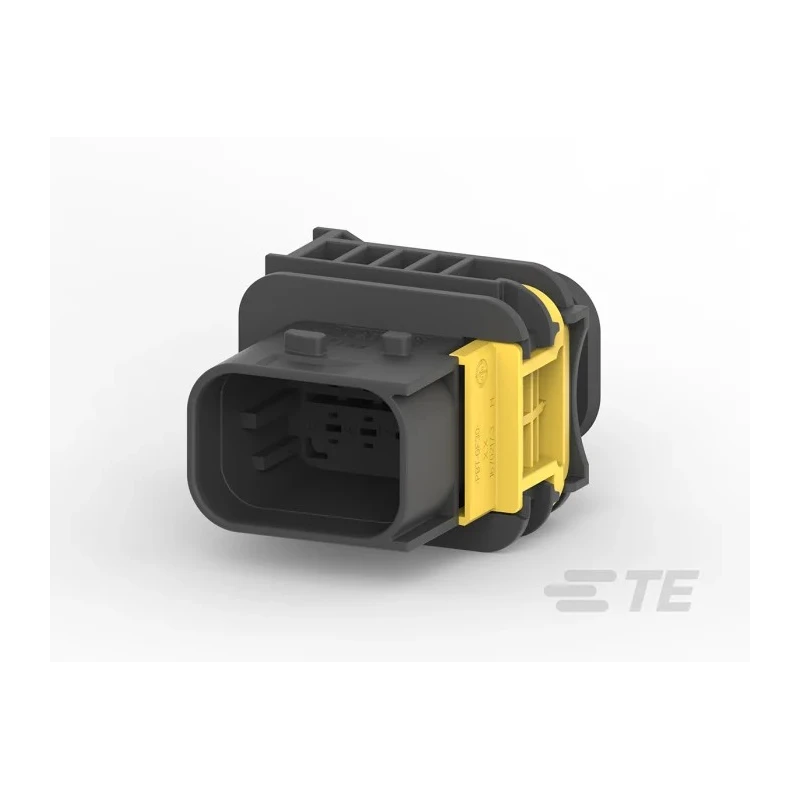 TE Connectivity HDSCS Automotive Connector Female Black Plug-in 8 Way Crimp Termination 1-1564512-1