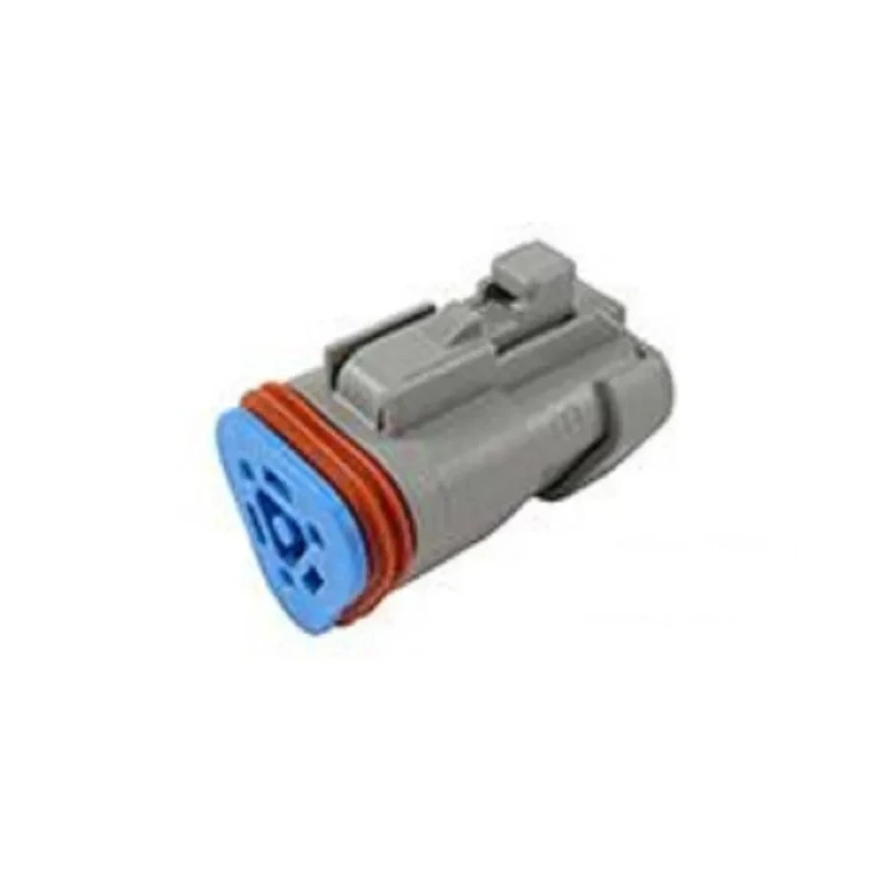 Deutsch DT Automotive Connector Male Grey Flange 3 Way Crimp Termination DT06-3S-P006