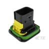 TE Connectivity HDSCS Automotive Connector Female Black Flange 8 Way Crimp Termination 1-1564416-1