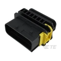 TE Connectivity HDSCS Automotive Female Connector Black Plug-in 18 Way Crimp Termination 1-1564412-1