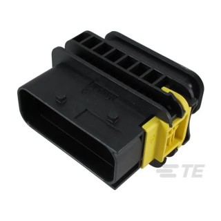 TE Connectivity HDSCS Automotive Female Connector Black Plug-in 18 Way Crimp Termination 1-1564412-1