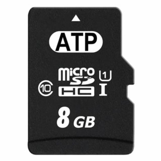 ATP Industrial Grade 8 GB MicroSDHC Memory Card UHS 1 U1 Class 10 AF8GUD3-WAAXX