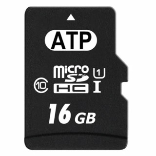 ATP Industrial Grade 16 GB MicroSDHC MicroSD Memory Card UHS 1 U1 Class 10 AF16GUD3-WAAXX