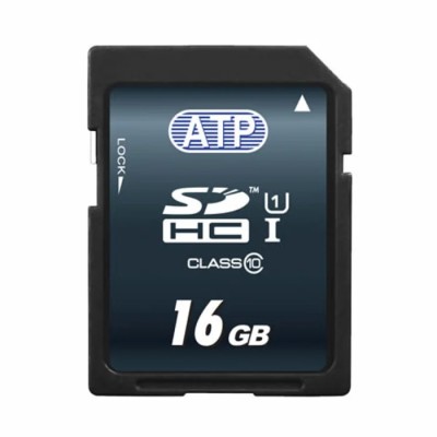 ATP 16 GB Industrial Grade SDHC SD Card UHS 1 U1 Class 10 AF16GSD3-WAEXM