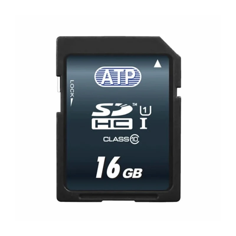 ATP 16 GB Industrial Grade SDHC SD Card UHS 1 U1 Class 10 AF16GSD3-WAEXM