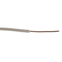 RS PRO White Hook Up Wire, Solid Strand, 22 AWG, 1 x 0.8 mm, 100 m Length, Polyvinyl Chloride Jacket, Annealed 183-9225