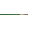 RS PRO Green Yellow Hook Up Wire 1 x 0.8 mm Core Strands 100 m Polyvinyl Chloride 183-9297