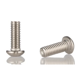 RS PRO Bright Zinc Stainless Steel Hex Socket Cap Screw, Hex Socket, M4 x 10 mm 183-8632