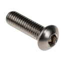 RS PRO Bright Zinc Stainless Steel Hex Socket Cap Screw Hex Socket M6 x 20 mm 10.9 Grade 183-8733