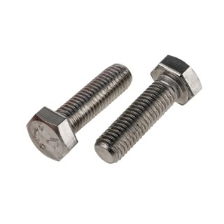 RS PRO Plain Stainless Steel Hex Bolt M12 x 40 mm 183-9130