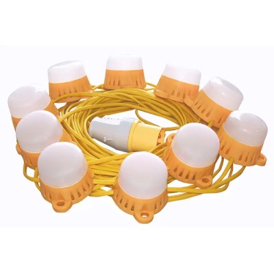 Nightsearcher LED Lighting Kit Festoon Lights 660 lm, 50W, 110V AC, Polycarbonate Housing, IP44 NSFESTOON22M8W