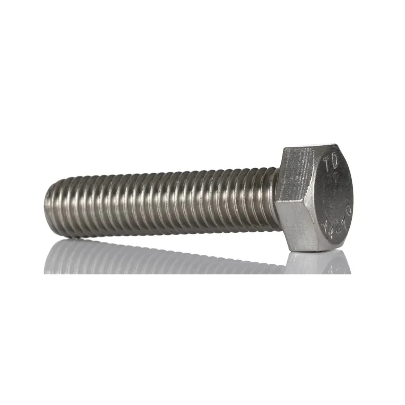 RS PRO Stainless Steel Hex Bolt M12 x 50 mm DIN 933 Threaded Fastener 183-9146