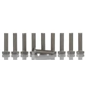 RS PRO Stainless Steel Hex Bolt M12 x 50 mm DIN 933 Threaded Fastener 183-9146