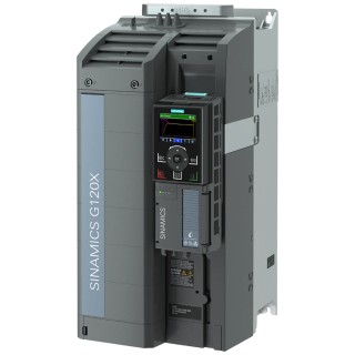 Siemens Inverter Drive, 22 kW Power Rating, 3 Phase, SINAMICS G120X Series, 480V, 12A, PID Control 6SL3220-1YE32-0UF0