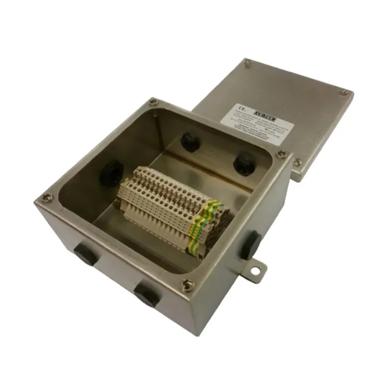 CE-TEK ACEX Series 316L Stainless Steel Junction Box IP66 14 Terminals ATEX 190mm x 100mm x 190mm ACEX191910PA