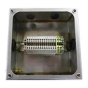 CE-TEK ACEX Series 316L Stainless Steel Junction Box IP66 14 Terminals ATEX 190mm x 100mm x 190mm ACEX191910PA