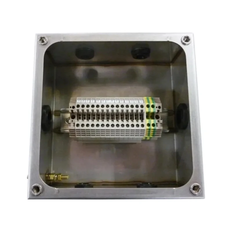 CE-TEK ACEX Series 316L Stainless Steel Junction Box IP66 14 Terminals ATEX 190mm x 100mm x 190mm ACEX191910PA