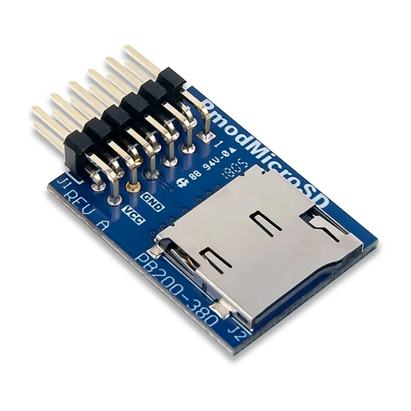 Digilent Pmod MicroSD Add On Board SPI Interface 3.3V Logic 12-Pin 410-380