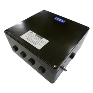 CE-TEK Glass Reinforced Polyester Junction Box IP66, 40 Terminals, ATEX Certified, 250mm x 120mm x 255mm CEP252512PAI