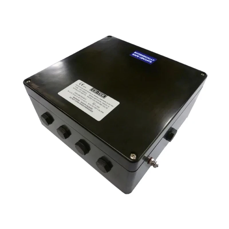 CE-TEK Glass Reinforced Polyester Junction Box IP66, 40 Terminals, ATEX Certified, 250mm x 120mm x 255mm CEP252512PAI