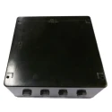 CE-TEK Glass Reinforced Polyester Junction Box IP66, 40 Terminals, ATEX Certified, 250mm x 120mm x 255mm CEP252512PAI