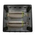 CE-TEK CEP-PA Series Black Glass Reinforced Polyester Junction Box IP66 IECEx 250mm x 120mm x 255mm CEP252512PI